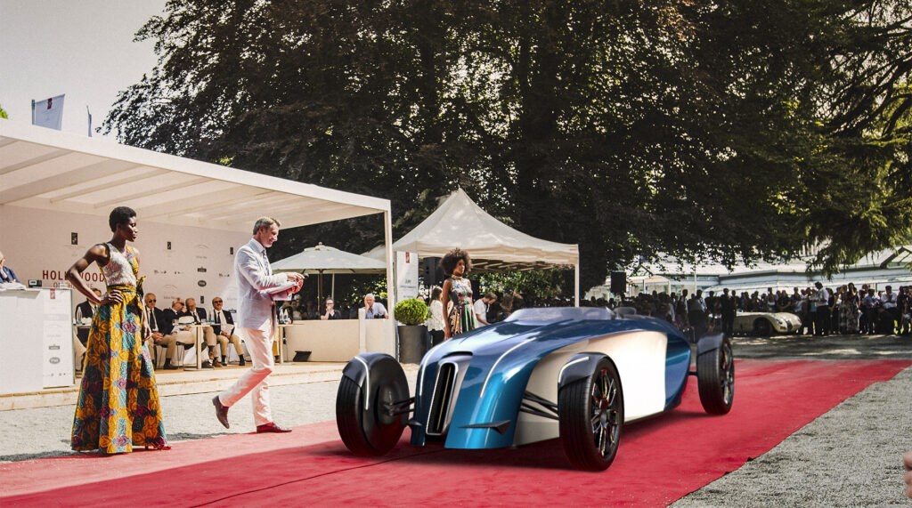Bugatti Type 151 Concept Scene render