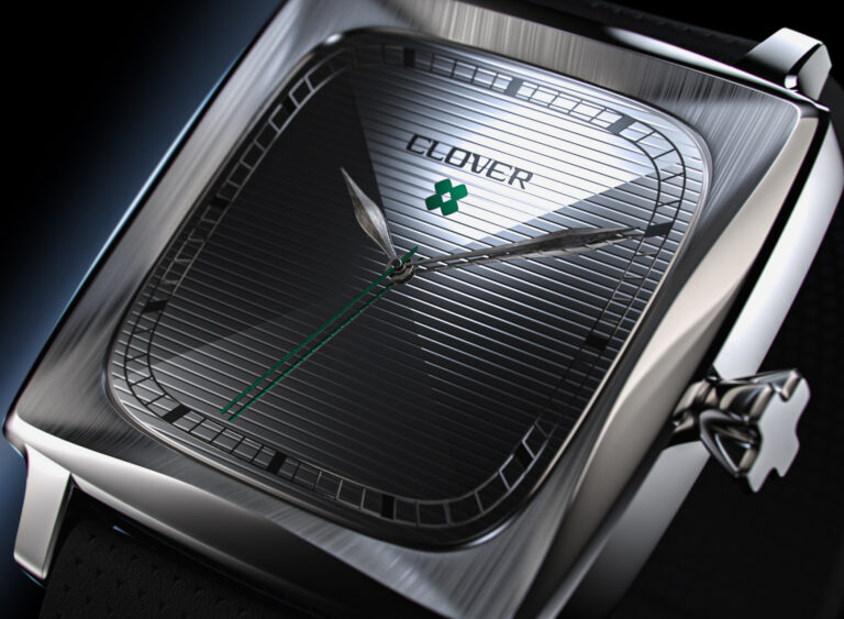 Clover watch closeup render
