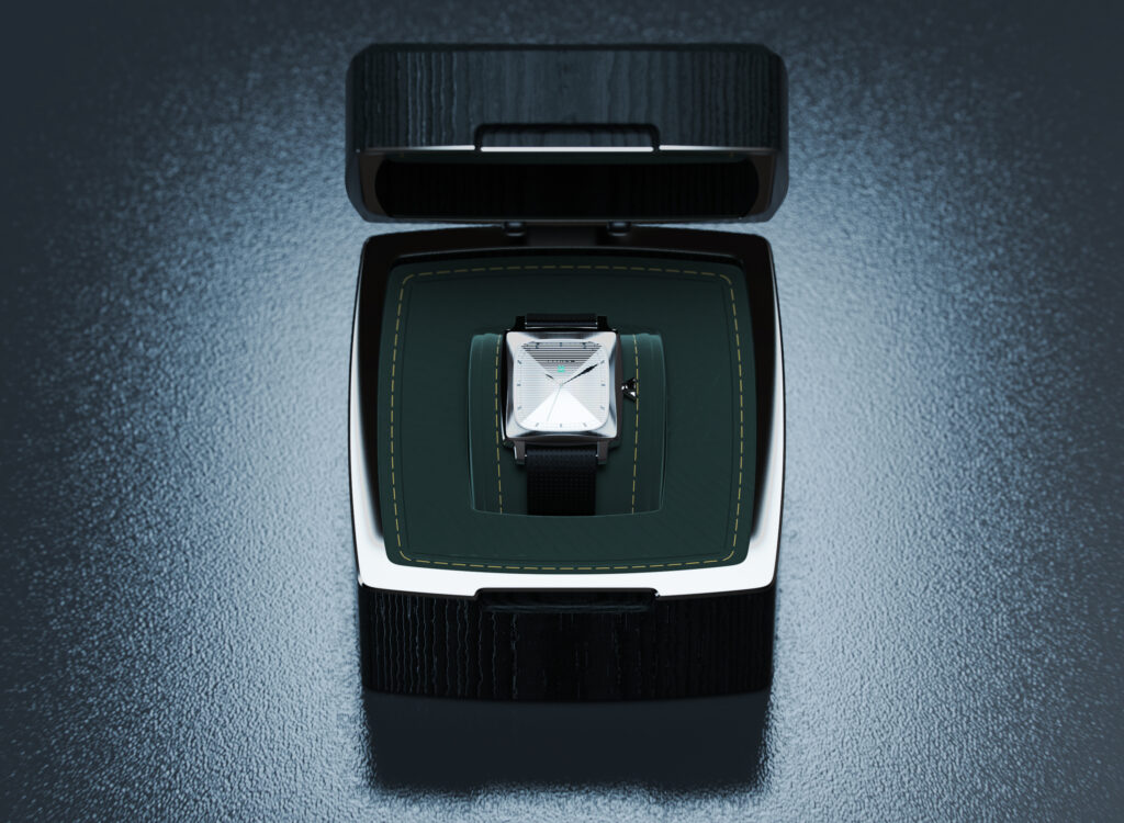 Clover Watch Open Box Render