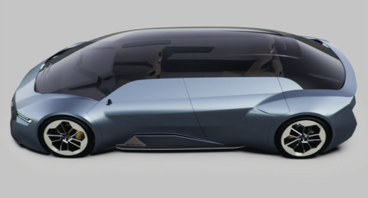 Audi Orion Studio Threequarter Side Top View